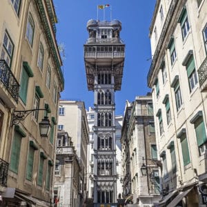 Lisszabon - Santa Justa felvonó